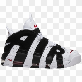Nike Air More Uptempo Black And White, HD Png Download - scottie pippen png
