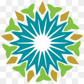 Abstract - Symmetric Flower, HD Png Download - retro shapes png