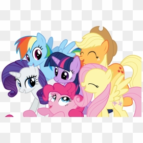 My Little Pony Quiz, My Little Pony Party, My Little - Little Pony Friendship Is Magic, HD Png Download - my little pony group png