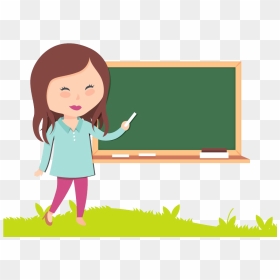Female Teacher Png Picture - Verbs Of Incomplete Predication, Transparent Png - teacher cartoon png
