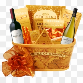 Wine Gift Basket Png , Png Download - Gift Basket, Transparent Png - gift basket png