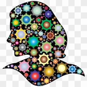 Brain Gears Png Download - Head With Gear Png Icon, Transparent Png - brain gears png