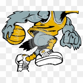 Eagle Clipart Basketball - Eagles Basketball Logo, HD Png Download - basketball png clipart