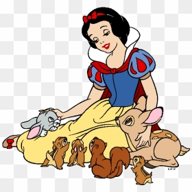 Snow White And The Seven Dwarfs Photo - Snow White In Clip Art, HD Png Download - cartoon snow png