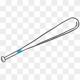 How To Draw Baseball Bat - Baseball Bat To Draw, HD Png Download - black baseball bat png