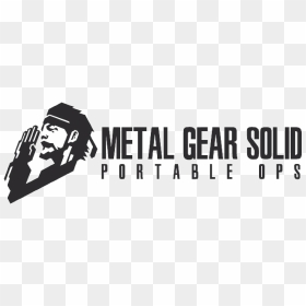 Metal Gear Solid Portable Ops Title, HD Png Download - metal gear solid logo png