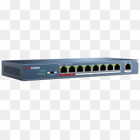 Hikvision 8 Port Poe Switch, HD Png Download - on off switch png