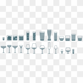 Drink Glass List , Png Download - Glass Icon For Cocktail Menu, Transparent Png - drinking glass png