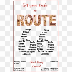 Slogan Restaurant, HD Png Download - route 66 sign png