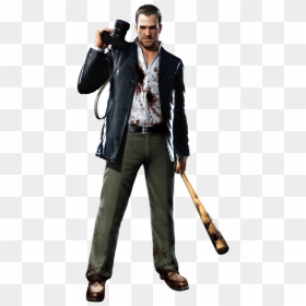Dead Rising Baseball - Dead Rising Frank West, HD Png Download - man with gun png