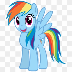 Transparent My Little Pony Group Png - Rainbow Dash Little Pony Characters, Png Download - my little pony group png