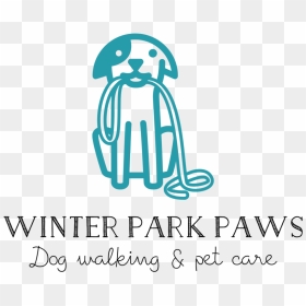Logo Transparent Background - Dog Walk Icon, HD Png Download - winter background png