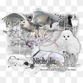 Snowy Owl, HD Png Download - silver bells png