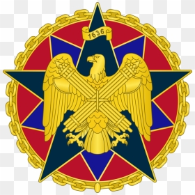 National Guard Bureau Organizational Badge, HD Png Download - crest template png