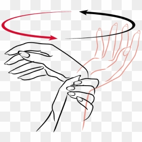 Collection Of Free Drawing Hands Hand Movement Download - Exercise Hand Motion Drawings, HD Png Download - movement lines png