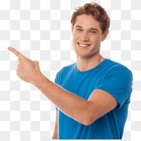 Men Pointing Left - Person Pointing Transparent Background, HD Png Download - man pointing png