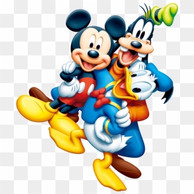 Mickey Donald Goofy Png, Transparent Png - mickey mouse transparent png