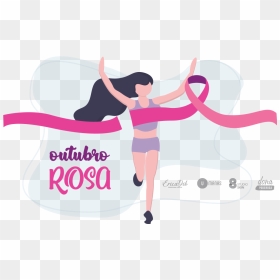 Outubro Rosa Dona Poderosa - Cartoon, HD Png Download - outubro rosa png