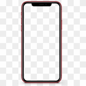 Iphone Xr Red Mockup Png Image Free Download Searchpng - Iphone X Flat Png, Transparent Png - red phone png