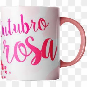 Caneca Personalizada Outubro Rosa Png, Transparent Png - outubro rosa png