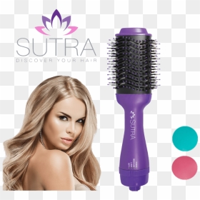 Hair Dryer Blow Out Brush, HD Png Download - hairbrush png
