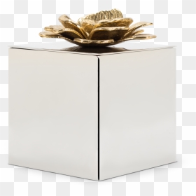 Brass Silver Flower Box - Box, HD Png Download - flower box png