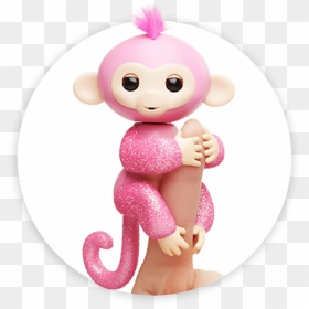 Fingerlings Monkey Glitter Rose - Fingerlings Rose, HD Png Download - light sparkle png