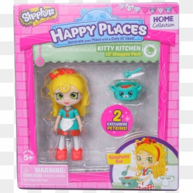 Happy Places Shopkins Doll Single Pack - Shopkins Happy Places Spaghetti, HD Png Download - spagetti png