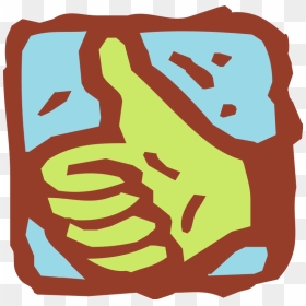 Thumbs Up - Thumb Signal, HD Png Download - thumbs up and down png