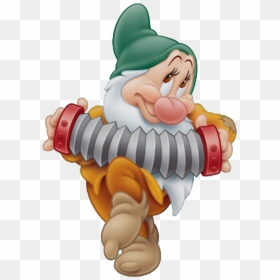Snow White, Prince, And Dwarfs Clipart - Seven Dwarfs Bashful Png, Transparent Png - snow white and the seven dwarfs png