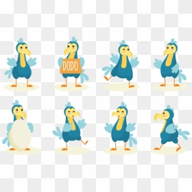 Dodo Cartoon Vector - Dodo Dibujo Animado, HD Png Download - dodo bird png