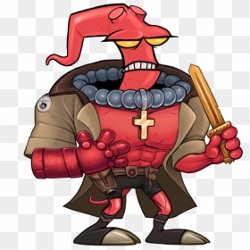 Cartoon, HD Png Download - hellboy png