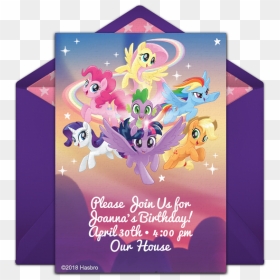 Super Bowl 2020 Party Invitations Free, HD Png Download - my little pony group png