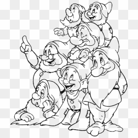 Drawing Snow White And The Seven Dwarfs - Snow White And The Seven Dwarfs Drawing, HD Png Download - snow white and the seven dwarfs png