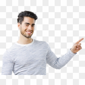 Man Pointing Hand Png, Transparent Png - man pointing png