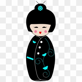 Japanese Doll Clipart, HD Png Download - geisha png