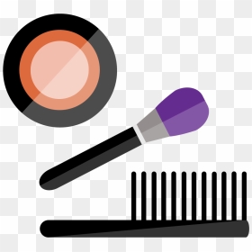 Brush Cosmetics Make Up Women Transprent Png Clipart - Circle, Transparent Png - make up brush png