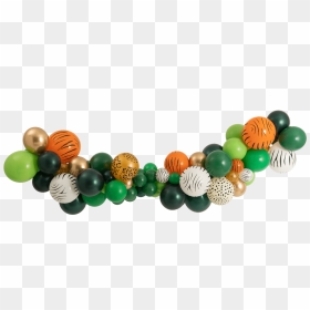 New Jungle Balloon Garland Kit - Bead, HD Png Download - gold garland png