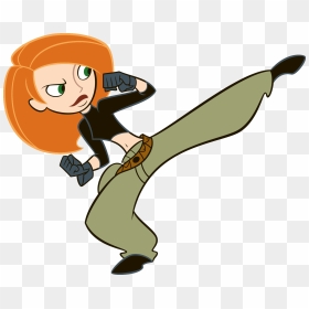 Kim Possible Leg Move - Kim Possible Kicking, HD Png Download - move png