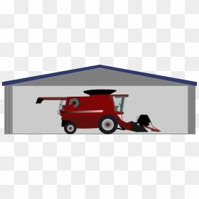 Car,motor Vehicle,red - Combine Clipart, HD Png Download - agriculture icon png