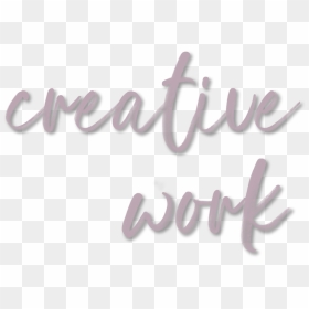 Creative Work Shadow - Calligraphy, HD Png Download - scroll work png