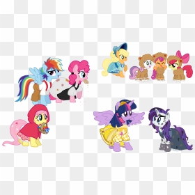 Pony My Little Friendship - My Little Pony Fairy Tail, HD Png Download - my little pony group png
