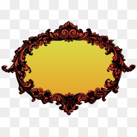 Borders And Frames Picture Frame Clip Art, HD Png Download - oval picture frame png