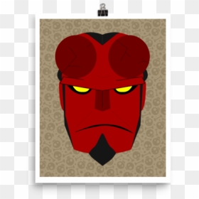 Hellboy Print - Iron Man, HD Png Download - hellboy png