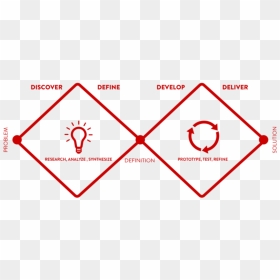 Red Double Diamond - Double Diamond Process Png, Transparent Png - diamong png