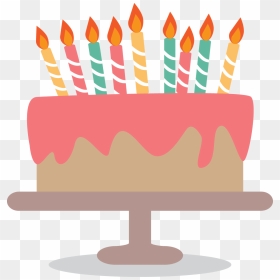 Birthday Cake Greeting Card Clip Art - Cake Birthday Card Clipart, HD Png Download - birthday cake clip art png