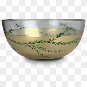 Bowl, HD Png Download - gold garland png