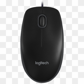 B100 Optical Usb Mouse - Logitech B100, HD Png Download - pc mouse png