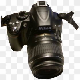Nikon D3000 With Af S 18 55 - Nikon D3000, HD Png Download - nikon png