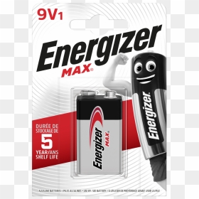 Energizer Max 9v Battery, HD Png Download - energizer logo png